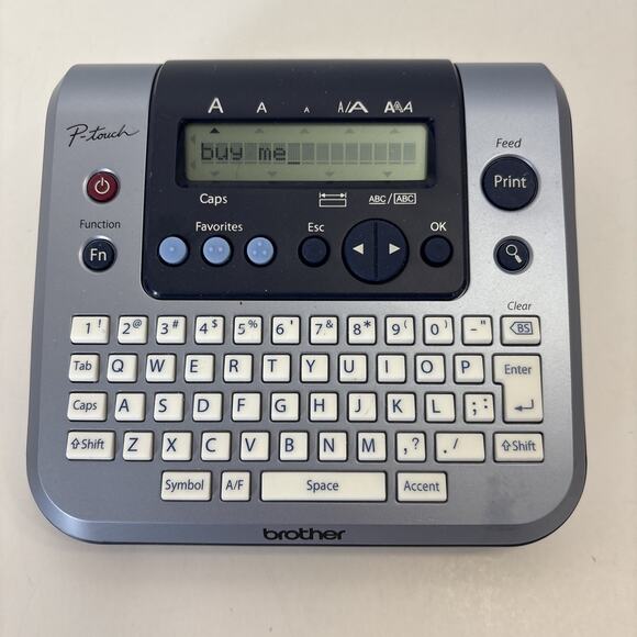 Brother P-Touch Model PT-1280 Electronic Home & Office Labeling‎ System Tested - Picture 1 of 7